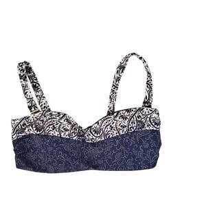 NWT Athleta Aqualuxe Batik Bandeau Bikini Top (XXS)
